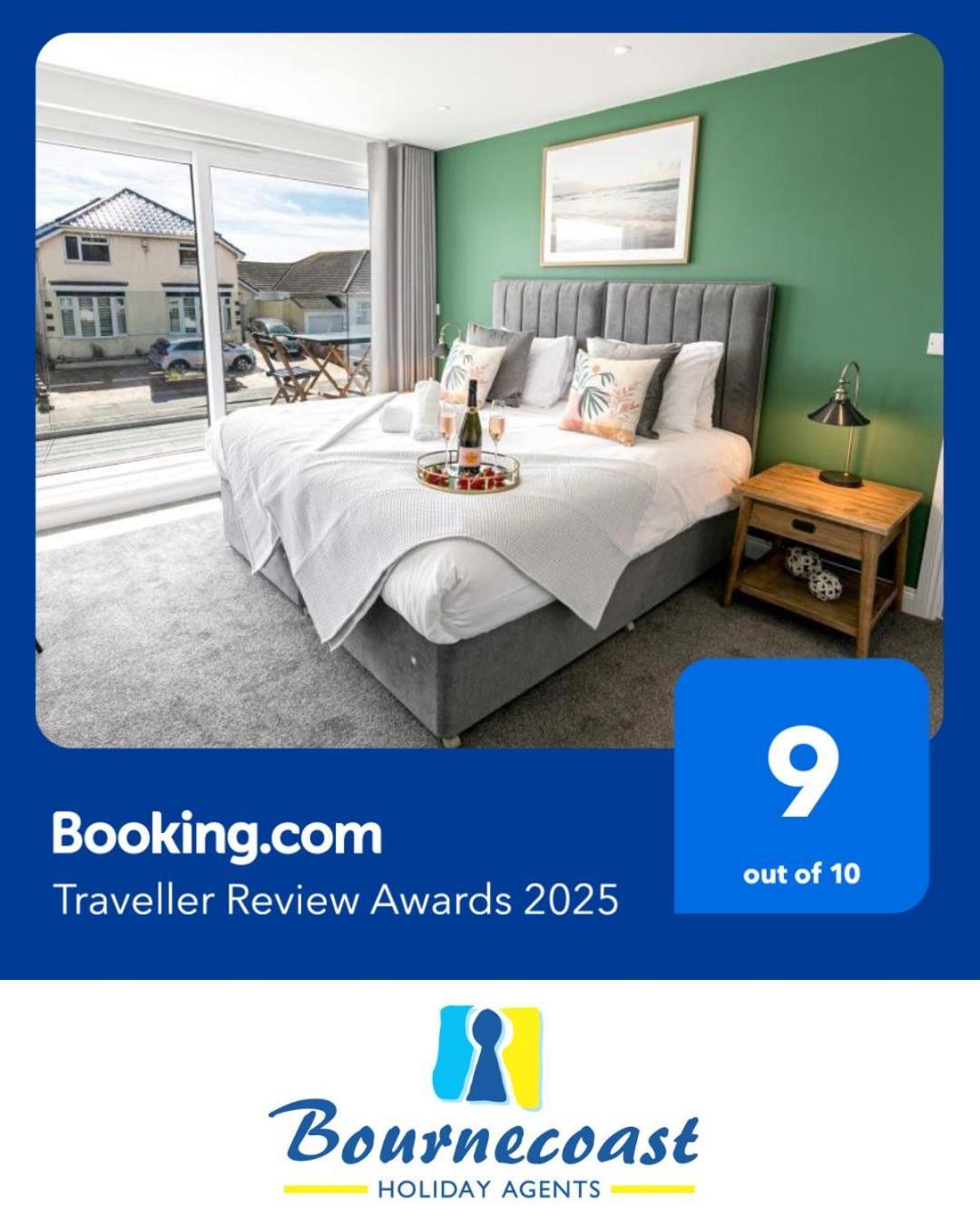 Bournecoast - Stylish Flat With Balcony - Sea Glimpses - 10 Min Walk To Beach - Parking - Wifi - Fm8406 Bournemouth Exterior foto